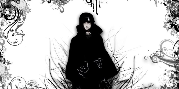 1920x1080 Naruto: Shippuden Akatsuki Uchiha Itachi grayscale manga wallpaper |  1920x1080 | 198787 | WallpaperUP