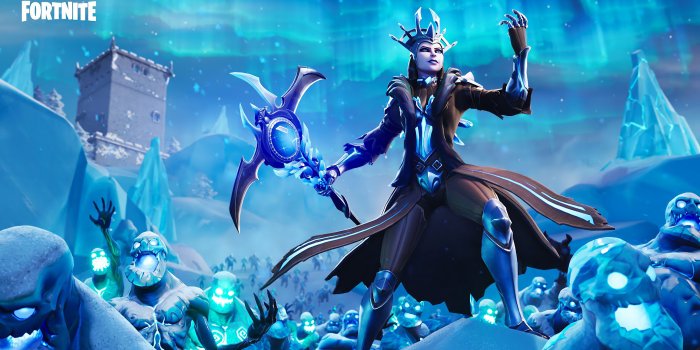 3840x2160 Fortnite Ice Queen Wallpaper