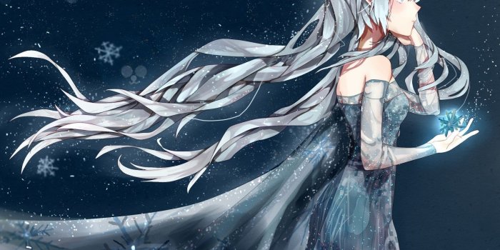 1920x1200 Anime ice queen holding a magical snowflake wallpaper - Anime wallpapers -  #52590
