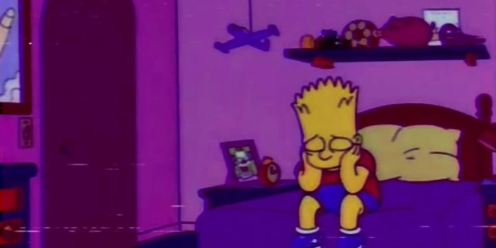 1280x720 Sad Simpson Desktop Wallpapers