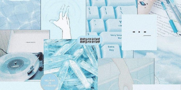 1106x1968 Blue Aesthetic Lockscreen Wallpapers