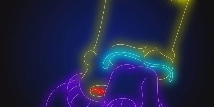 1080x1080 Aesthetic Sad Bart Simpson Wallpaperswallpapercave.com