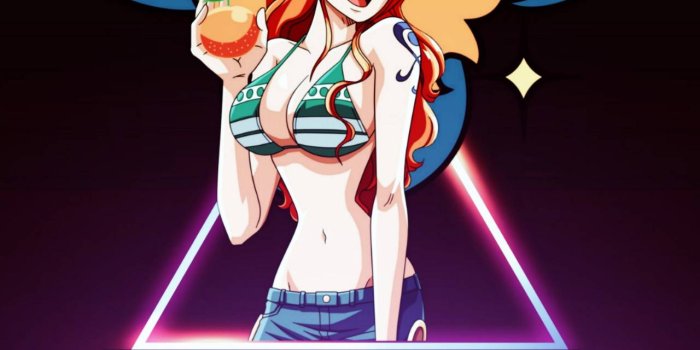 1280x1280 nami one piece wallpaper by vithal_162zedge.net