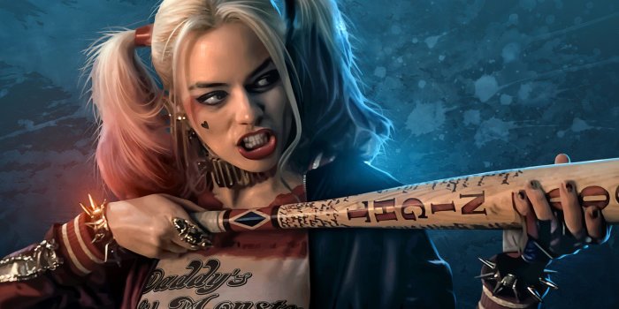 1332x850 girl, Harley Quinn, bit, Suicide Squadgoodfon.com