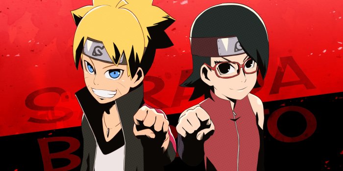 1920x1080 Boruto Uzumaki and Sarada Uchihawallpapersden.com