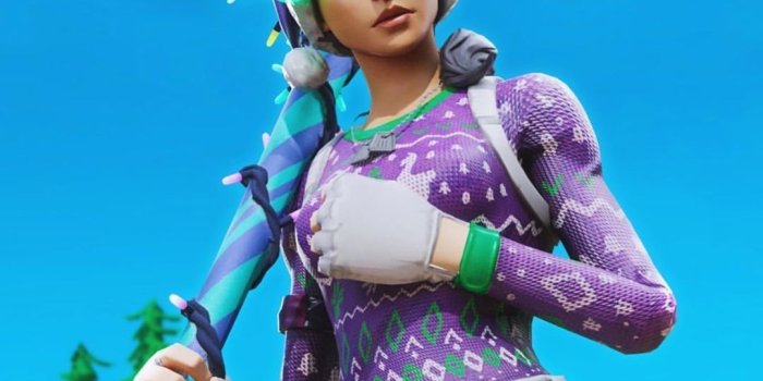 1080x1080 Fortnite Minty Nog Ops Wallpaper