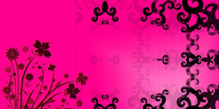 1024x768 50+] Cute Black and Pink Wallpaper on WallpaperSafari
