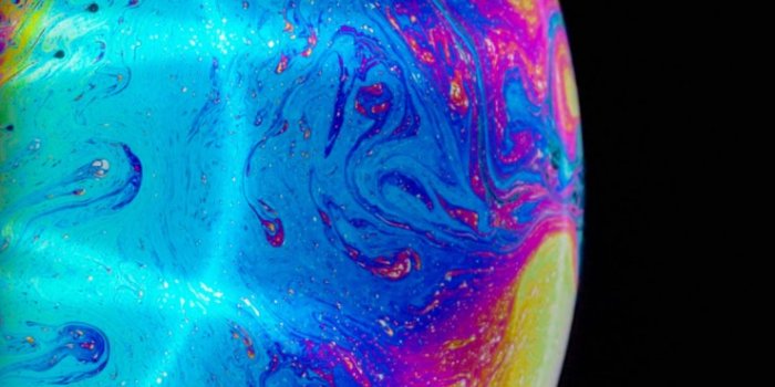 739x1600 Iphone X bubble wallpaper