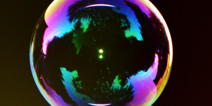 1242x2208 Iphone 6 Rainbow Bubble Wallpaper