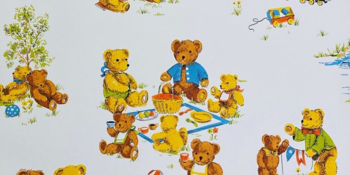1040x1040 Vintage Wallpapers - Online Shop | Vintage Kids Wallpaper