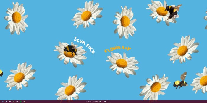 3840x1080 flower: Flower Boy Album Cover Wallpaper