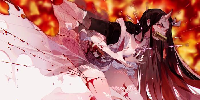 1280x720 Demon Slayer Kimetsu no Yaiba 鬼滅の刃Nezuko Kamado 竈門禰豆子 [ Live / Animated /  Wallpaper Engine ]