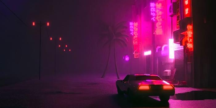 2560x1440 4k Synthwave Wallpaper posted by Ethan Johnson