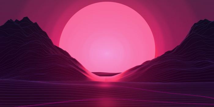 2732x2732 Synthwave Background Ultra HD Desktop Background Wallpaper for : Widescreen  & UltraWide Desktop & Laptop : Multi Display, Dual & Triple Monitor :  Tablet : Smartphone