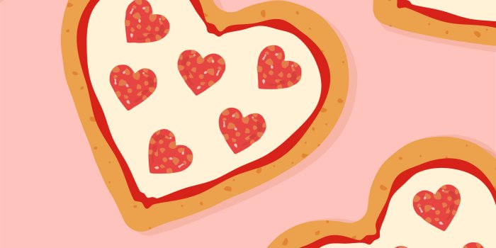 2251x4000 Heart Shaped Pizza February 2018 Calendar Wallpaper - Sarah Hearts