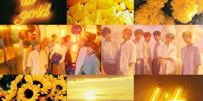 1024x768 BTS Yellow Aesthetic Wallpaper 1024×768 #05028 | HD Wallpapers