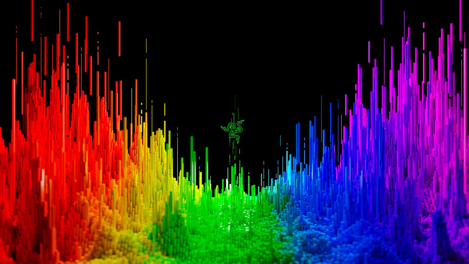 3840x2160 Spectrum 4K Wallpaper, Razer, Colorful, Multicolor, Frequency, Sound waves,  Abstract, #1390
