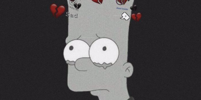 1024x1018 Aesthetic Sad Cartoon Wallpapers