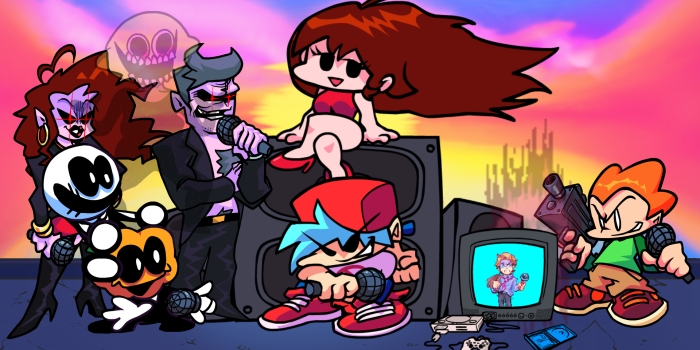 1920x1080 Friday Night Funkin Logo Wallpapers