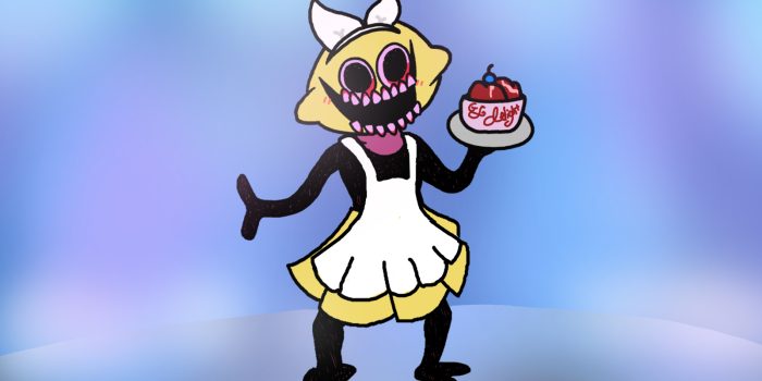 1600x900 Friday Night Funkin' Monster maid by Redstoneregards on Newgrounds