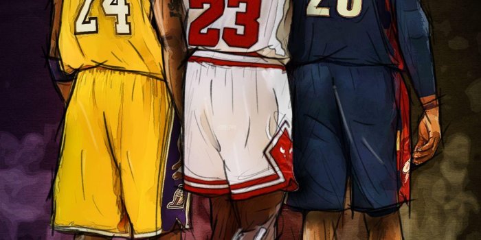1200x1466 Kobe Bryant Lebron James And Michael
