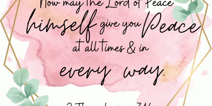 1080x1920 Peace Bible Verse Wallpaper