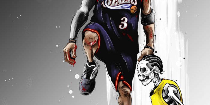 3116x3116 Allen Iverson Stepover | Nba artwork, Nba basketball art, Basketball art