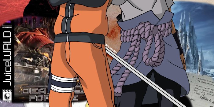 3991x6014 Just finished my Juice WRLD and X art. Hope you all enjoy it! ❤️ :  XXXTENTACION