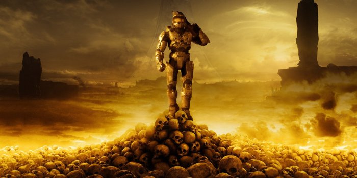 1920x1080 Halo, Master Chief, Halo 3, Skull, Video Games, Artwork Wallpapers HD /  Desktop and Mobile Backgrounds