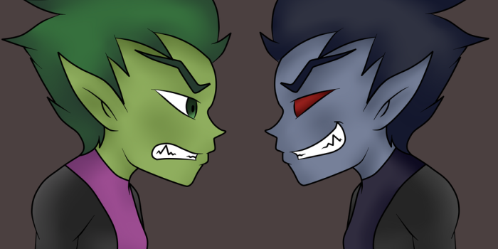 1024x768 Beast Boy by neofox