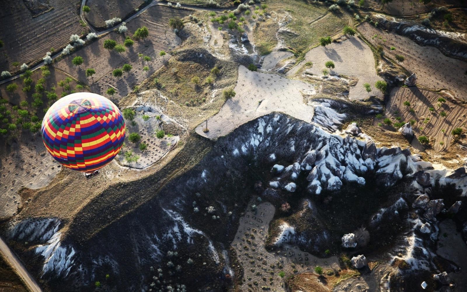 1920x1200 Cappadocia, Turkey - birds-eye view photo - HD wallpaper download.  Wallpapers, pictures, photos.