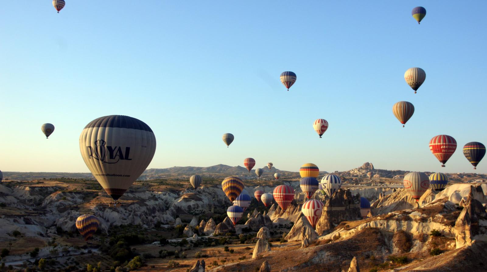 3568x2000 Hot Air Balloons Turkey Landscape Cappadocia Rock Formation Wallpaper -  Resolution:3568x2000 - ID:247015 - wallha.com