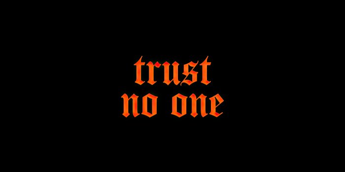3840x2160 Trust No One, HD Typography, 4k Wallpapers, Images, Backgrounds, Photos and  Pictures