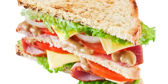 1332x850 Wallpaper cheese, sandwich, tomatoes, sauce, salad, ham images for desktop,  section еда - download