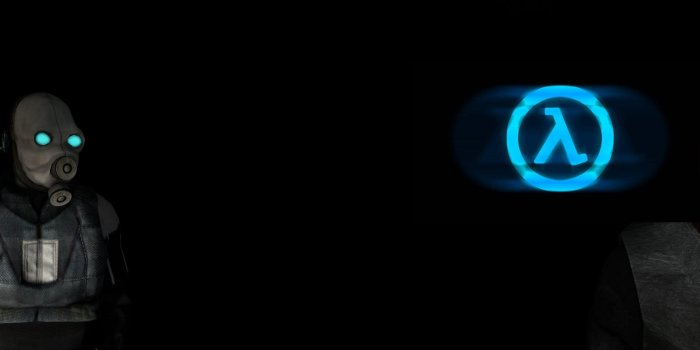 3840x1080 I made a custom dual monitor Half-Life wallpaper for my blue themed setup!  You're welcome to use if you like! (3840x1080) : HalfLife