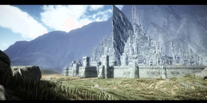1280x720 Minas Tirith - White Castle on Unity3D