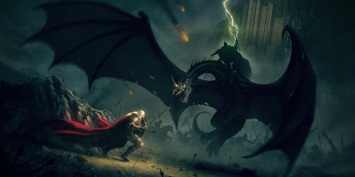 1920x1080 minas tirith battle duel the lord of the rings fantasy art nazgul eowyn the  witch king the return of – Abstract Fantasy HD Desktop Wallpaper