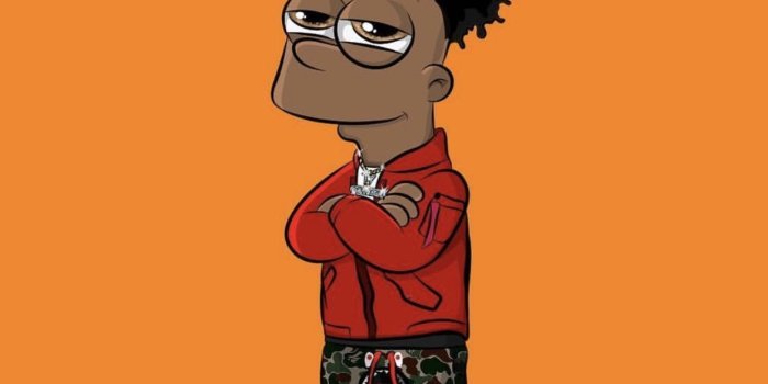 1242x1230 NBA Youngboy Bart Simpson Wallpapers - Top Free NBA Youngboy Bart Simpson  Backgrounds - WallpaperAccess