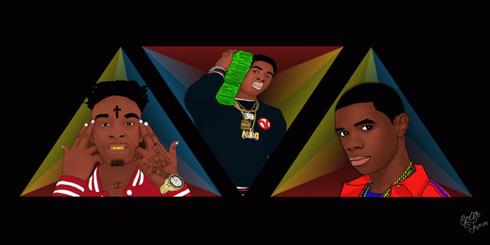 2560x1440 2560x1440 21 Savage, NBA YoungBoy and A Boogie Fan Art : HipHopImages | Cartoon  wallpaper, Cartoon background, Cartoon