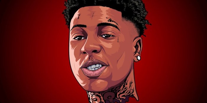 1280x720 How To Draw Nba Youngboy Cartoon - 