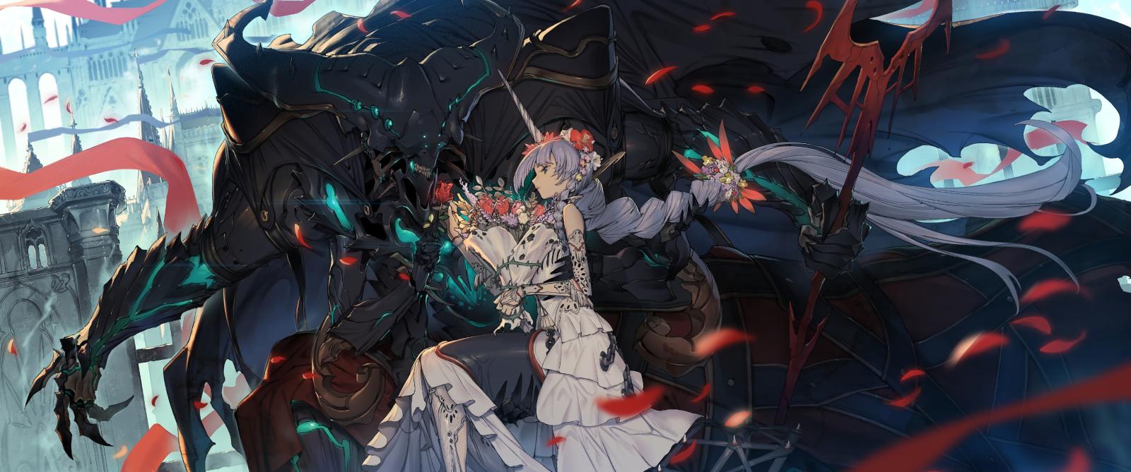 3440x1440 Anime Fantasy Girl 4K Wallpaper #51