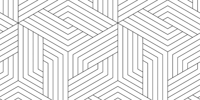 1100x1320 Geometric Illusions Wallpaper • Simple White • Milton & King Europe