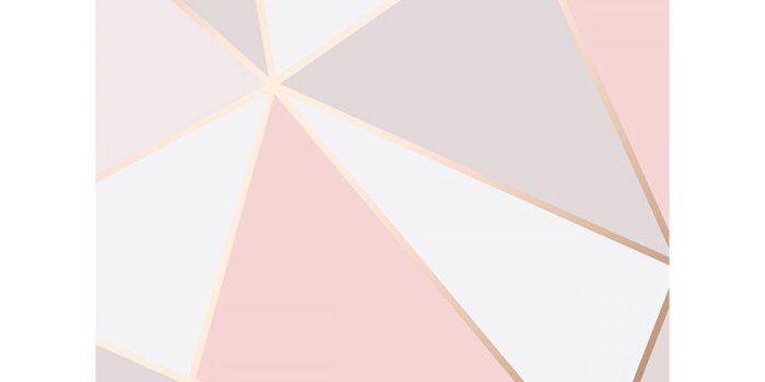 1200x1200 This Apex Geometric Wallpaper in tones of pink, white and grey features a  contemporary geometric… | Geometric wallpaper rose gold, Geometric wallpaper,  Gold bedroom