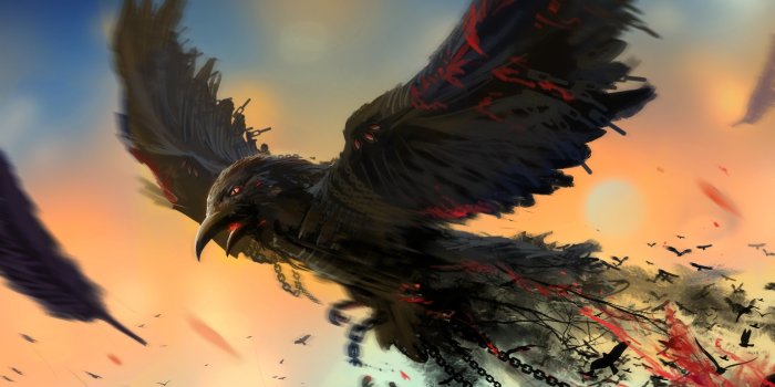 2727x1556 2560x1440 Raven Artwork 1440P Resolution HD 4k Wallpapers, Images,  Backgrounds, Photos and Pictures