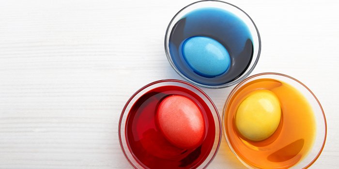 1280x853 Desktop Wallpapers Easter Eggs Red Blue Yellow Three 3 Holidays