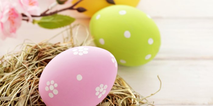 1920x1296 Easter socket yellow pink eggs HD wallpaper