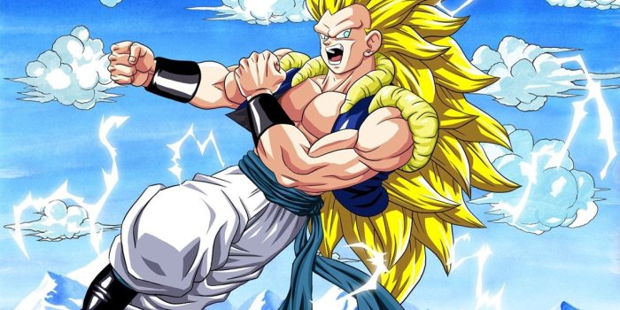 1152x864 DRAGON BALL Z WALLPAPERS: Gotenks Super Saiyan 3 Desktop Background