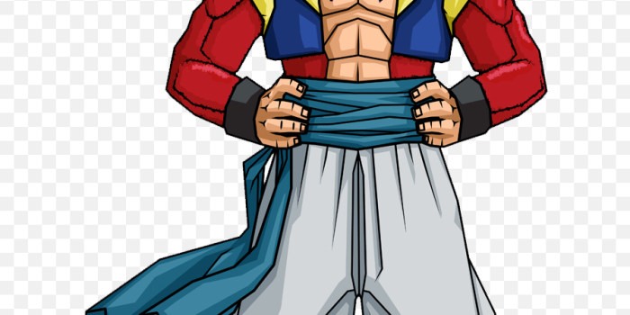 900x1609 Dragon Ball Z Wallpapers Gotenks Super Saiyan 4 - Gotenks Ssj4 png - free  transparent png images - pngaaa.com