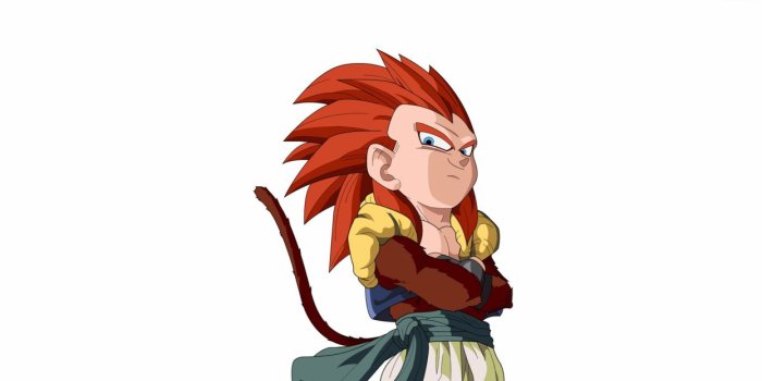 1245x700 Simple background white background Dragonball GT Super Saiyan 4 Super  Saiyan Gotenks wallpaper | 2560x1440 | 224583 | WallpaperUP