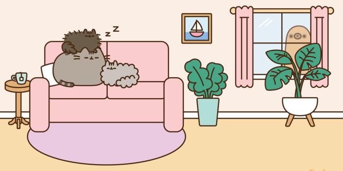 1920x1080 Pusheen : Pusheen Zoom Backgrounds - Pusheen